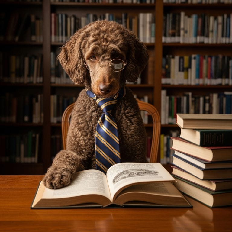 therapy dog certification library study session