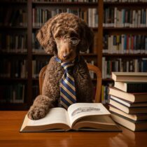 therapy dog certification library study session